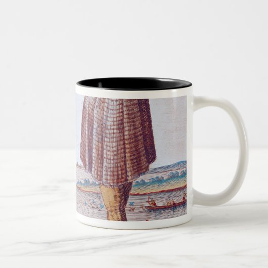 ヴァージニアのSecotonからの司祭 ツートーンマグカップ (右)