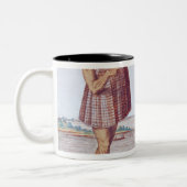 ヴァージニアのSecotonからの司祭 ツートーンマグカップ (左)