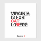 ヴァージニアは猫好きビニカスタムル用 シール (シート)