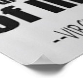 ヴァージニアウルフゴーストリー転が引用文ポスター ポスター (角)