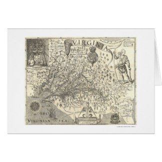 ヴァージニアジョン・スミスの地図1624年