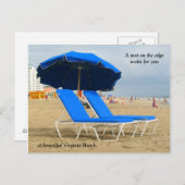 ヴァージニアビーチアウェイツポストカード ポストカード (正面/裏面)