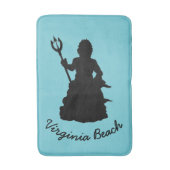 ヴァージニアビーチネプチューン像航海の海 バスマット (正面縦)