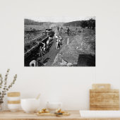 ヴァージニア州クリフトンの南北戦争鉄道, 1863 ポスター (キッチン)