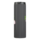 ヴァージニア州（鳥）ショウジョウコウカンチョウバードアンドドグウッド花 タンブラー (裏面)