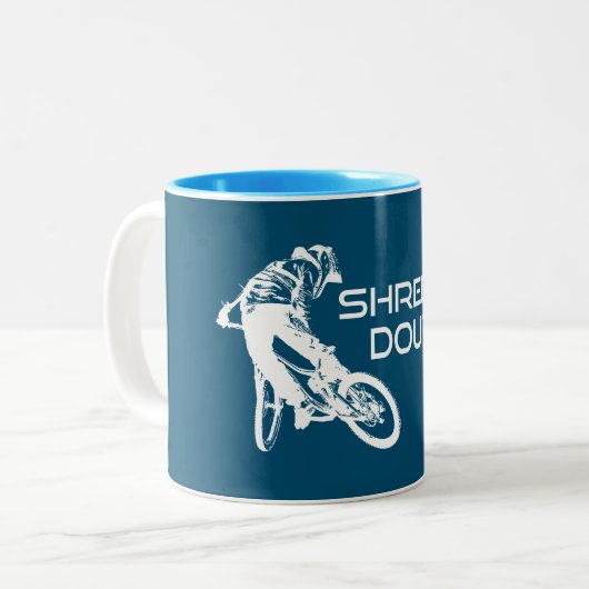 ヴァージニア州 Douthat 州立公園のマウンテンバイク ツートーンマグカップ (正面左)