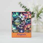 ヴァージニア歴史上素晴らエレガントしいランドマーク ポストカード (スタンド正面)