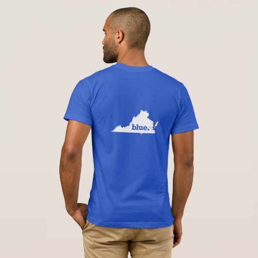 ヴァージニア民主党員 Tシャツ (裏面フル)