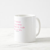 ヴァージニア男女同権主義のWoolfのマグ コーヒーマグカップ (正面右)