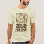 ヴァージニア静か映画Ad Shirtのウォーレン Tシャツ (正面)