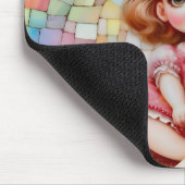 ヴァージニア～かわいい若い女の子～マウスパッド マウスパッド (コーナー)