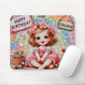 ヴァージニア～かわいい若い女の子～マウスパッド マウスパッド (マウス)