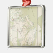 ヴァージニア、ウィリアムズバーグへのYorktownのDept メタルオーナメント (左)