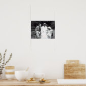 ヴァージニア・ウルフとクリーブとジュリアン・ベル， 1910 ポスター (キッチン)