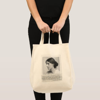 ヴァージニア・ウルフ引用文 – 女性の歴史のアイコン トートバッグ