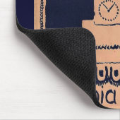 ヴァージニア・ウルフ・ブックが自分の部屋をカバー マウスパッド (コーナー)