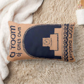 ヴァージニア・ウルフ・ブックが自分の部屋をカバー ランバークッション (ブランケット)