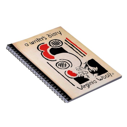 ヴァージニア・ウルフ・ヴァネッサ・ベル著者日記をカバー ノートブック (右側)