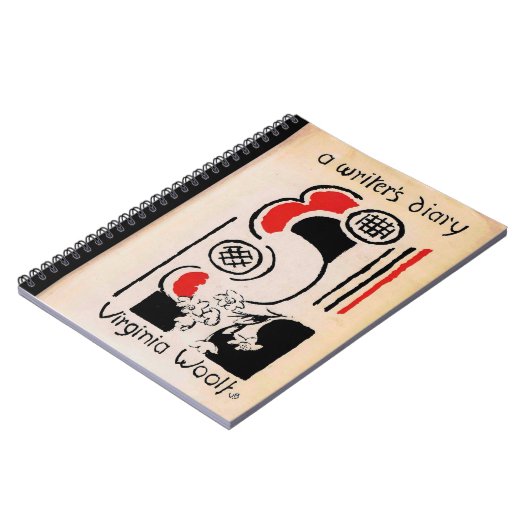 ヴァージニア・ウルフ・ヴァネッサ・ベル著者日記をカバー ノートブック (左側)