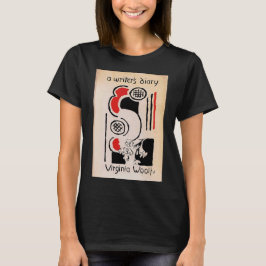 ヴァージニア・ウルフ・ヴァネッサ・ベル著者日記をカバー Tシャツ