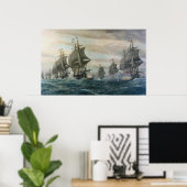 ヴァージニア・ケープス・キャンバスポスターの戦い ポスター (ホームオフィス)