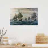 ヴァージニア・ケープス・キャンバスポスターの戦い ポスター (キッチン)