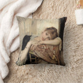 ヴァージニア（ザ・パリジャンの女性） (by Albert Edelfeel) クッション (ブランケット)