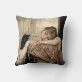 ヴァージニア（ザ・パリジャンの女性） (by Albert Edelfeel) クッション (裏面)