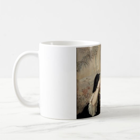 ヴァージニア(ザ・パリジャンの女性) (by Albert Edelfeel) コーヒーマグカップ (左)