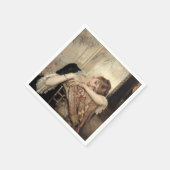 ヴァージニア(ザ・パリジャンの女性) (by Albert Edelfeel) スタンダードカクテルナプキン (角)