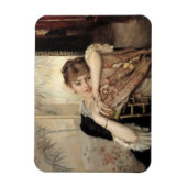 ヴァージニア（ザ・パリジャンの女性） (by Albert Edelfeel) マグネット (縦)