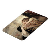 ヴァージニア（ザ・パリジャンの女性） (by Albert Edelfeel) マグネット (左側)