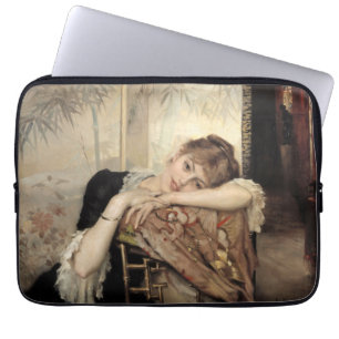 ヴァージニア(ザ・パリジャンの女性) (by Albert Edelfeel) ラップトップスリーブ
