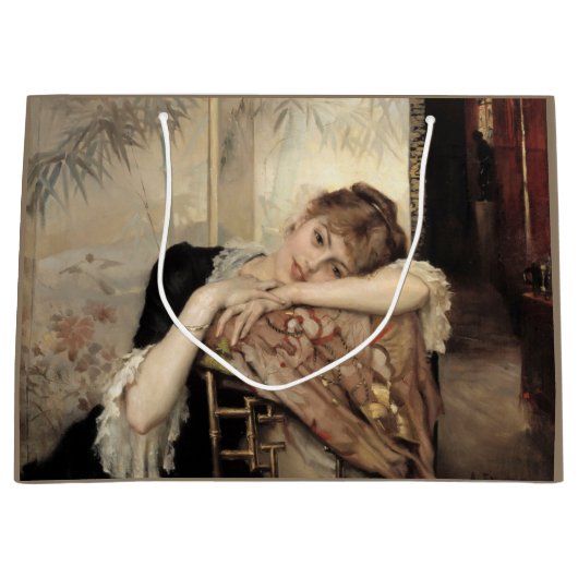 ヴァージニア（ザ・パリジャンの女性） (by Albert Edelfeel) ラージペーパーバッグ (正面)