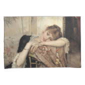 ヴァージニア（ザ・パリジャンの女性） (by Albert Edelfeel) 枕カバー (正面右)