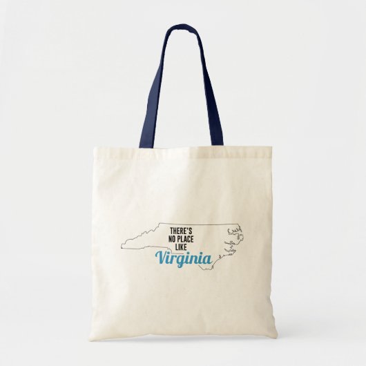 ヴァージニア、トートバッグ、マママギフトのような場所はない トートバッグ (正面)