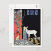 ヴァージニア・フランセス・ステレットによる金髪の乙女 ポストカード (正面/裏面)