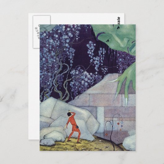 ヴァージニア・フランセス・ステレット フランスのフェアリーテイル ポストカード (正面/裏面)