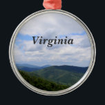 ヴァージニア メタルオーナメント<br><div class="desc">バージニア州の豪華な山景色。</div>