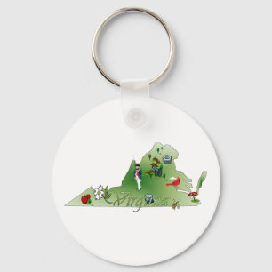 ヴァージニアKeychain キーホルダー