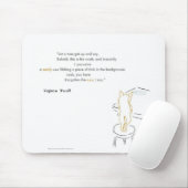 ヴァージニアWoolfのこっそり盜む猫 マウスパッド (マウス)