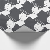 ヴァージニアWoolfの引用文 ラッピングペーパー (角)