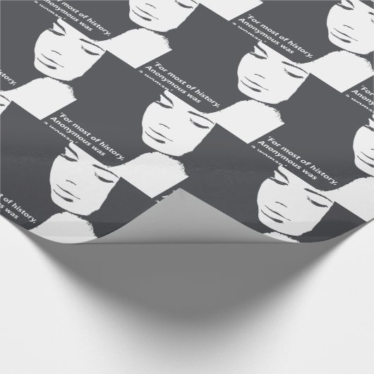 ヴァージニアWoolfの引用文 ラッピングペーパー (角)