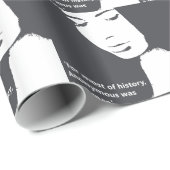 ヴァージニアWoolfの引用文 ラッピングペーパー (ロールコーナー)