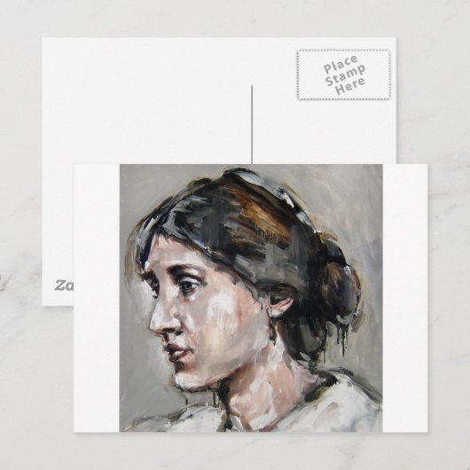 ヴァージニアWoolf ポストカード (正面/裏面)