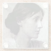 ヴァージニアWoolf 1902年 ガラスコースター (裏面)