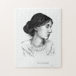 ヴァージニアWoolf 2004インクポートレートの印Westerfield ジグソーパズル