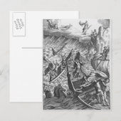 ヴァージルの「The Aeneid」からのイラストレーション ポストカード (正面/裏面)
