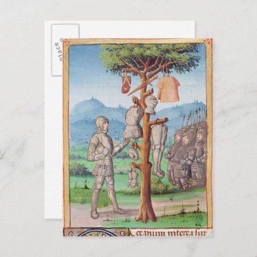 ヴァージルのAeneidの解説 ポストカード (正面/裏面)