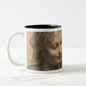 ヴァージンおよびセントアンナの頭部の詳細 ツートーンマグカップ (左)